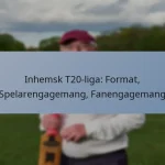 Inhemsk T20-liga: Format, Spelarengagemang, Fanengagemang