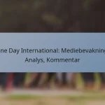 One Day International: Mediebevakning, Analys, Kommentar