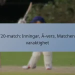 T20-match: Inningar, Övers, Matchens varaktighet