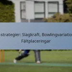 T20-strategier: Slagkraft, Bowlingvariationer, Fältplaceringar