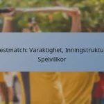 Testmatch: Varaktighet, Inningstruktur, Spelvillkor