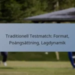 Traditionell Testmatch: Format, Poängsättning, Lagdynamik